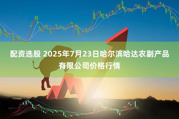 配资选股 2025年7月23日哈尔滨哈达农副产品有限公司价格行情